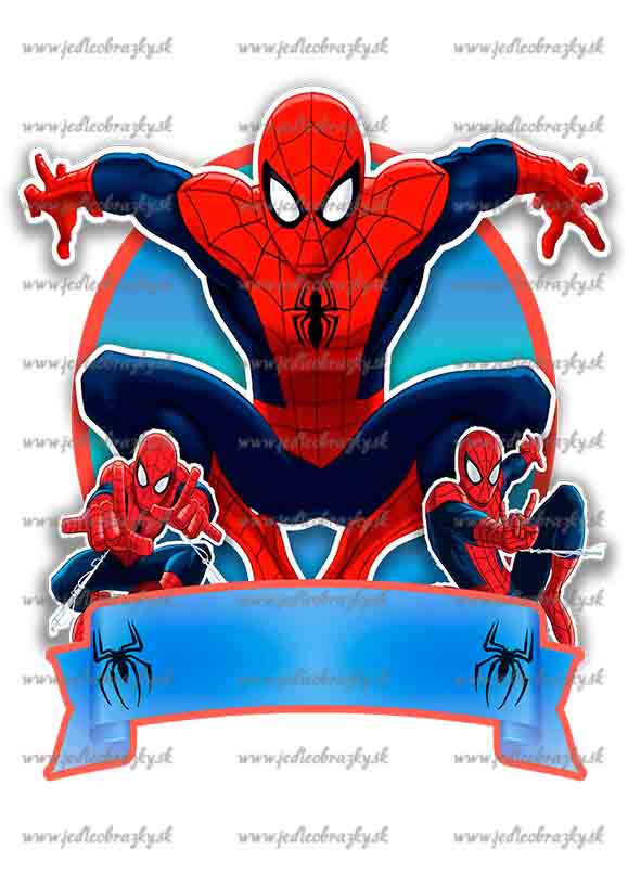 Spiderman jedlý obrázek na dort