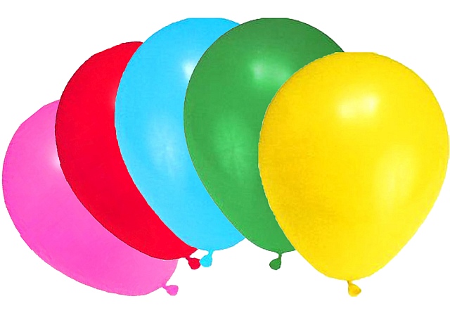 Balón mix barev 10ks 25cm latex.