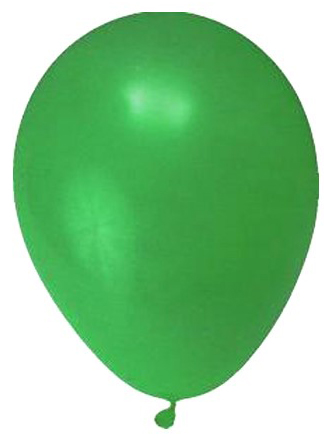 Balón zelený 10ks 25cm latex