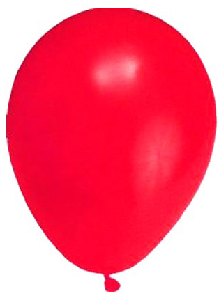 Balón červený 10ks 25cm latex