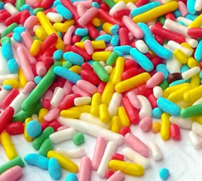 Cukrové PALIČKY barevné 80g