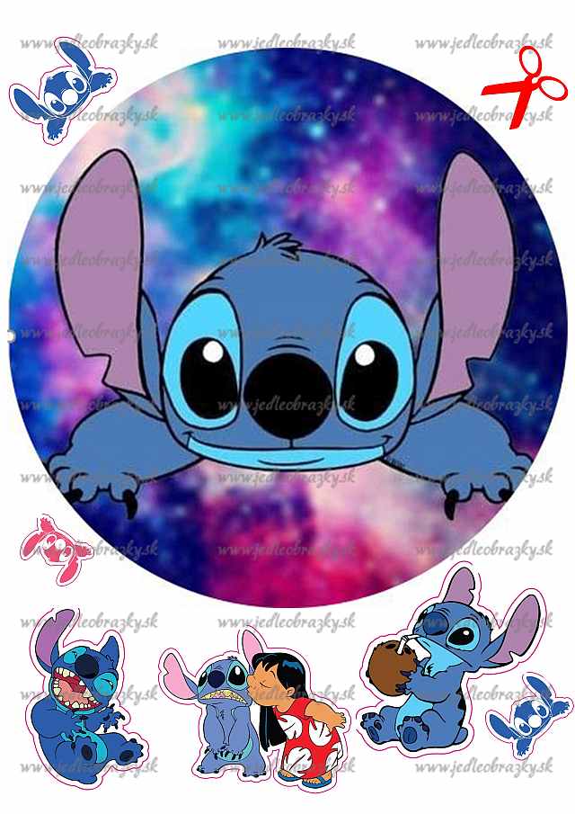 Lilo a Stitch jedlý obrázek