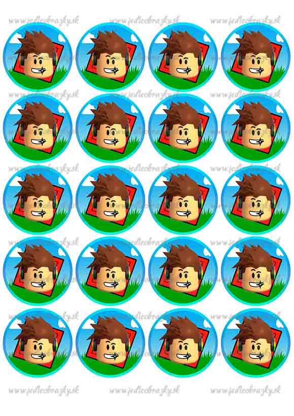 Roblox jedlý obrázek na dort