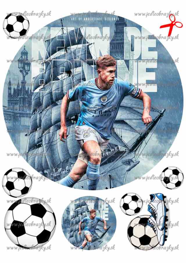 Bruyne jedlý obrázek na dort
