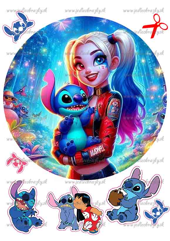 Lilo a Stitch jedlý obrázek