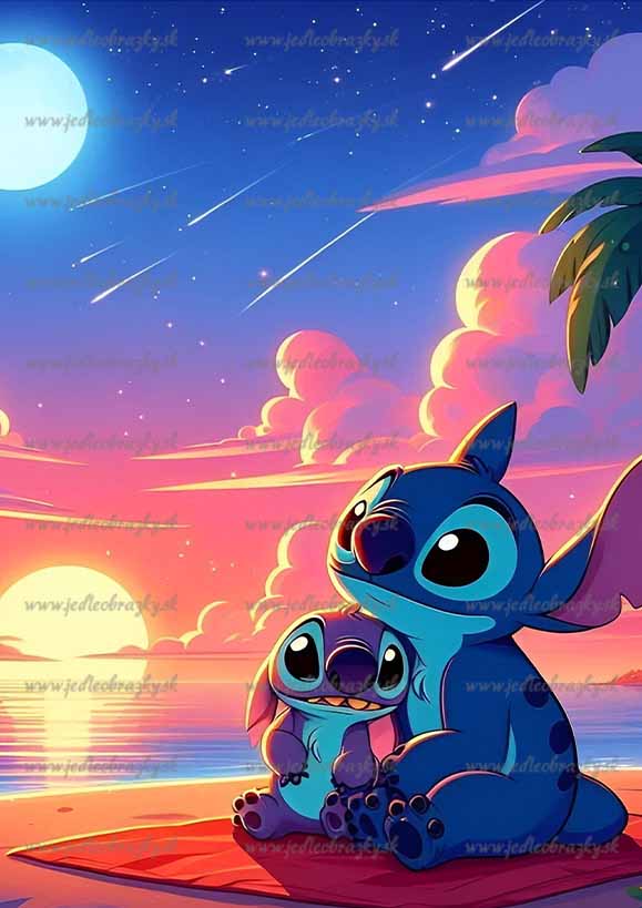 Lilo a Stitch jedlý obrázek