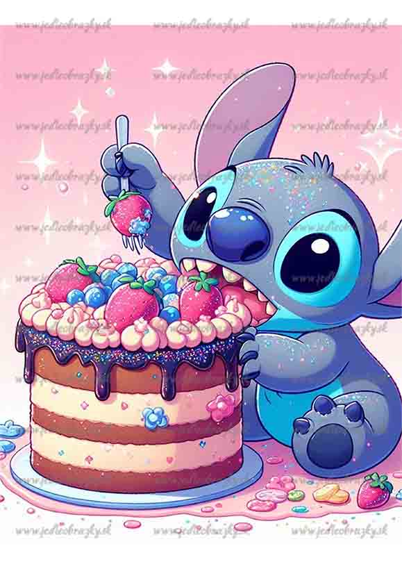 Lilo a Stitch jedlý obrázek