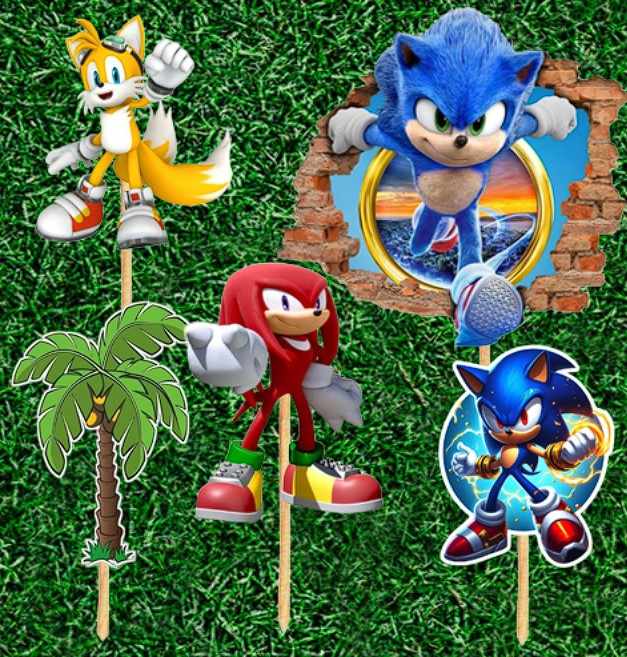 Sonic zápichy papírové – 5 ks