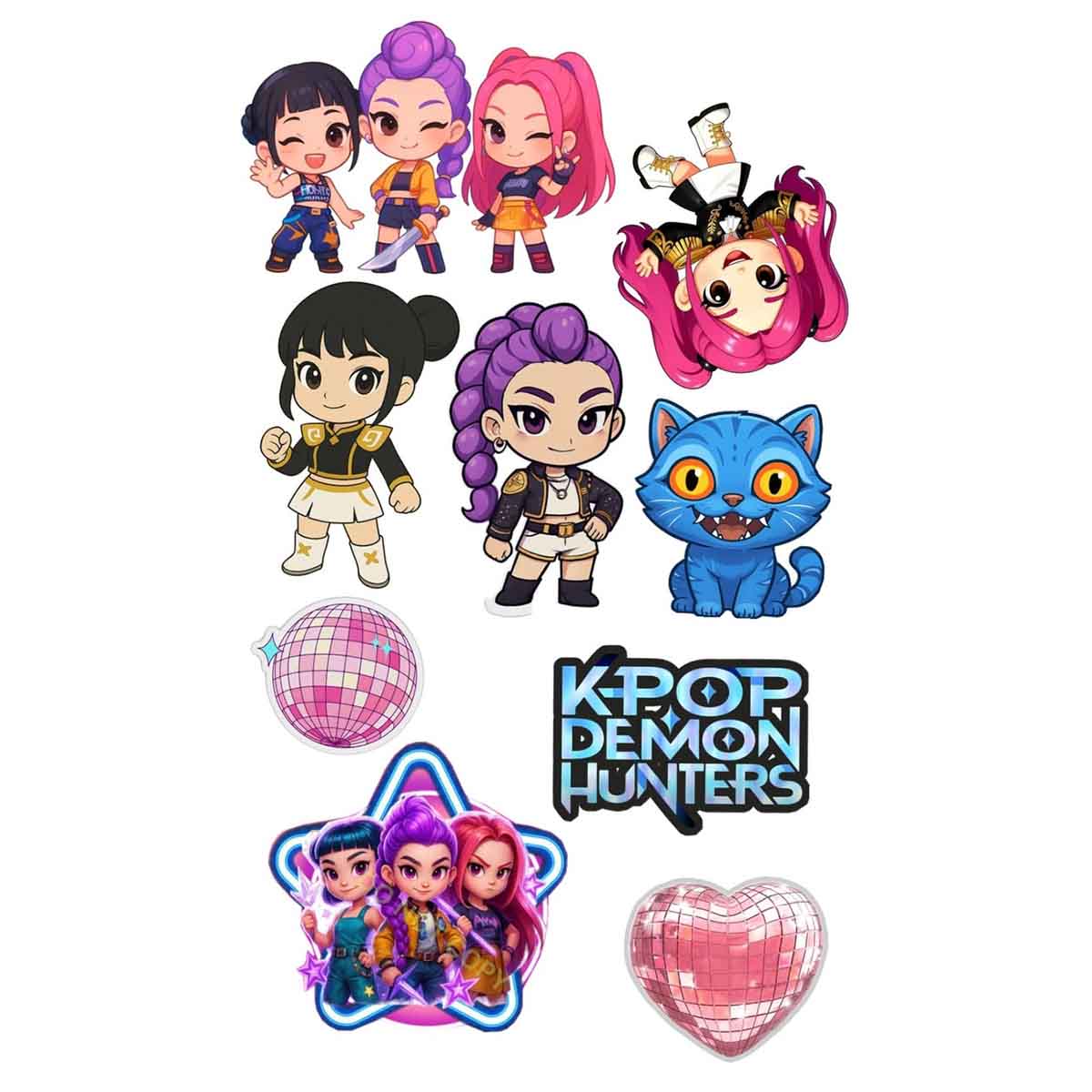 K-POP Demon Hunters - jedlý obrázek A4