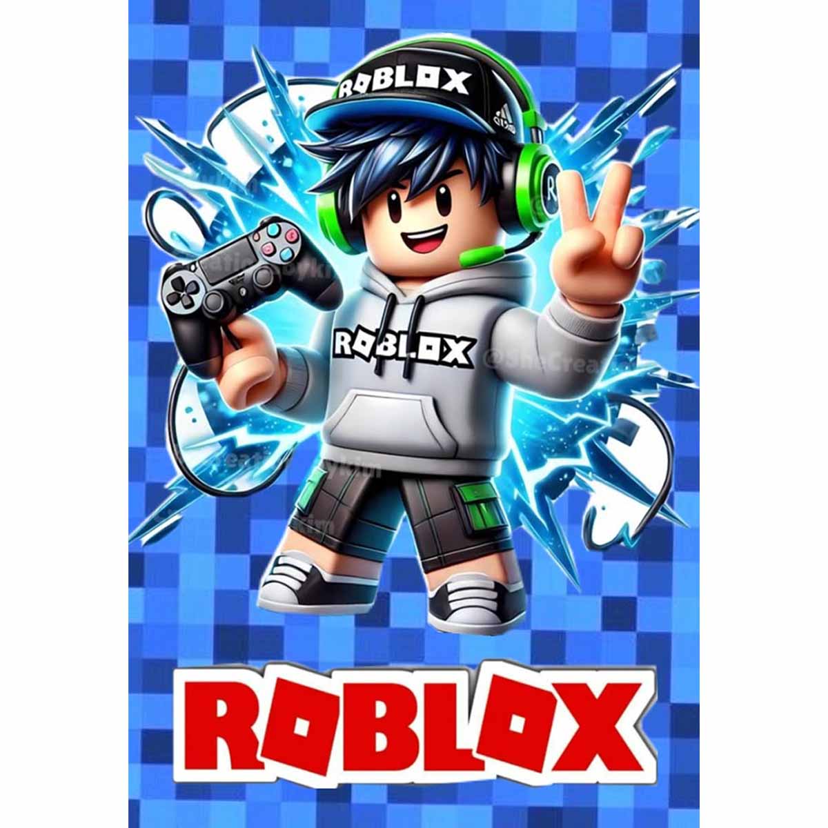 Roblox - jedlý obrázek na dort