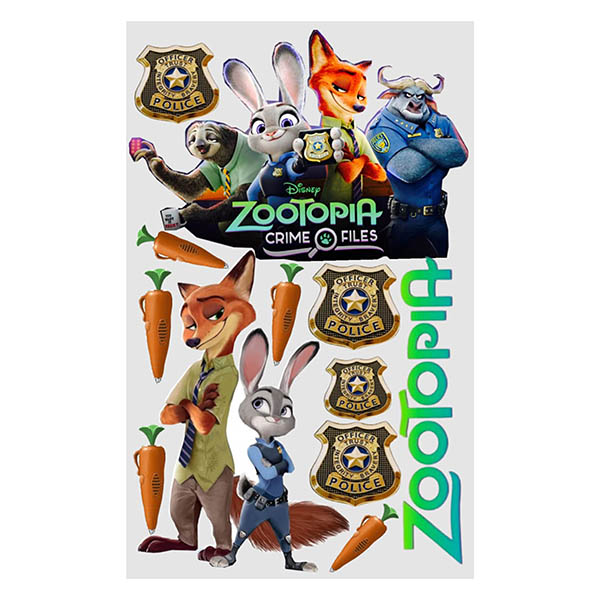 Zootopia – Zootropolis jedlý obrázek – policejní dobrodružství Crime Files